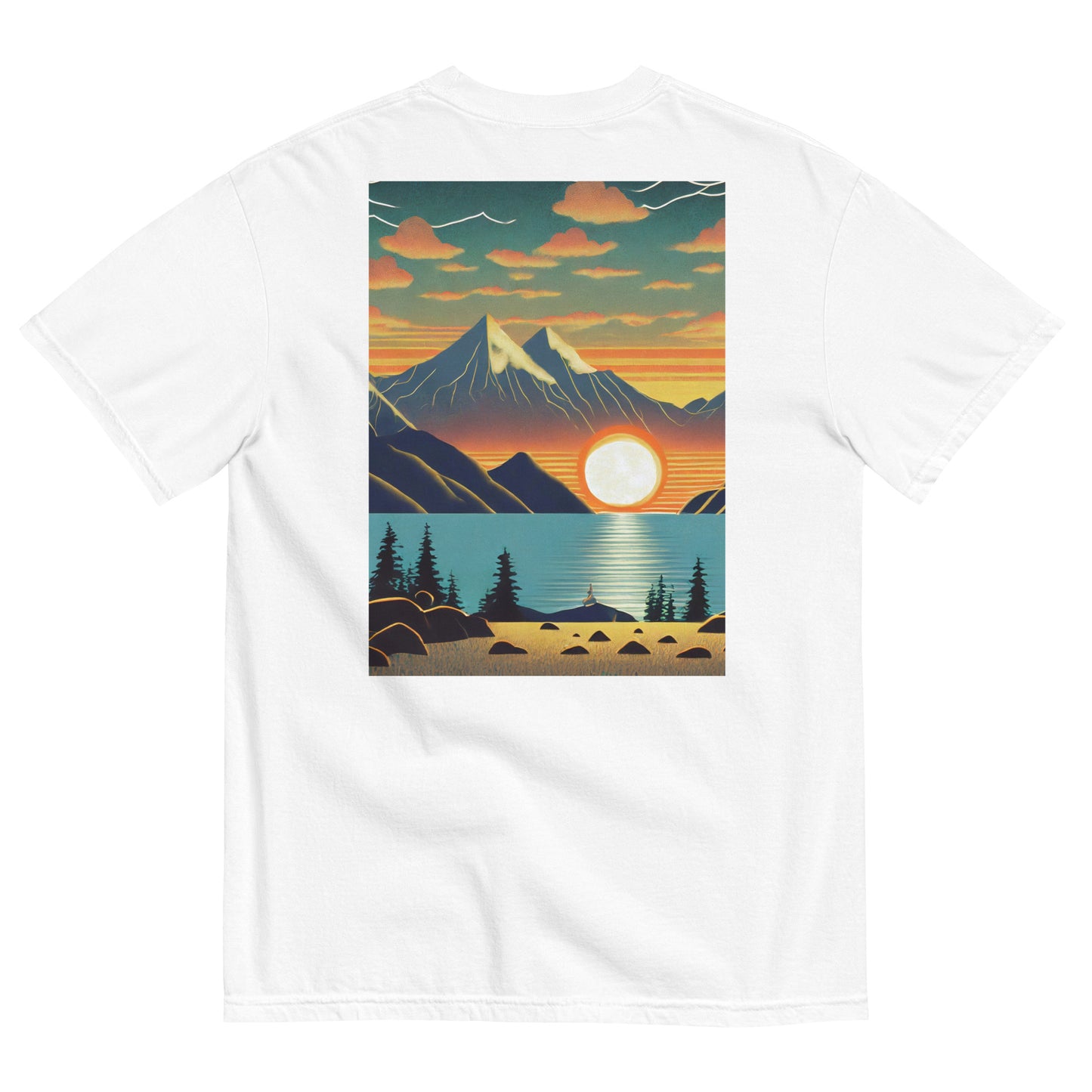 Unisex garment-dyed heavyweight t-shirt