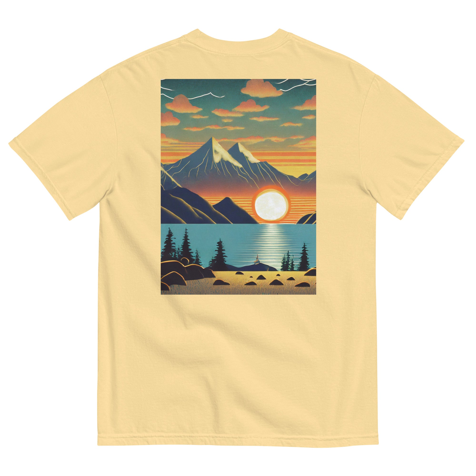 Unisex garment-dyed heavyweight t-shirt